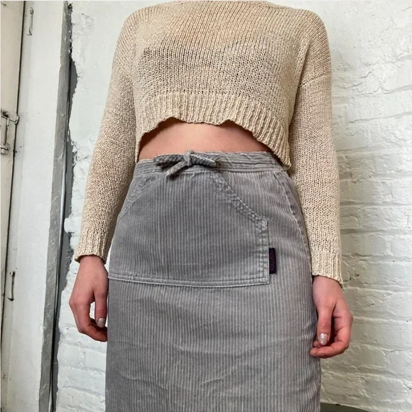 vintage corduroy midi skirt - Picture 2 of 10